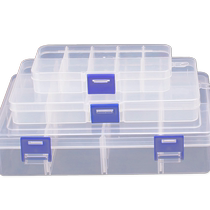 Separation screw classification organization box hardware electronic component parts box plastic multi-lattice storage box tool box