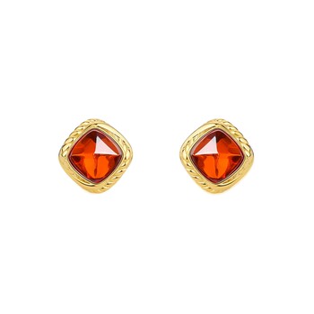 Zhou Saturday Fortune Earrings for Women S925 Silver Geometric Earrings with a High-End Feel, Sweet and Fashionable, 520 Gift for Girlfriend