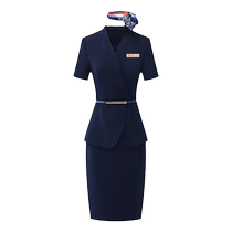 Stewardess hotel management professional suit suit top two-piece temperament customer service property jewelry store work clothes summer