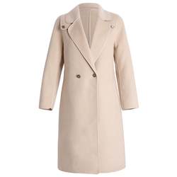 Camilla Wool Coat Women's 2022 Autumn and Winter New Mid-Length Waist Slimming Wool Double-sided Wool Coat Jacket