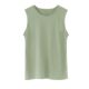 Pure cotton loose sleeveless vest bottoming shirt outer top