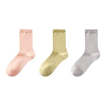 October crystallization pregnant women's confinement socks 3 pairs