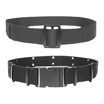 Woven inner belt with metal buckle for military fans outdoor training mountaineering and hiking anti-wear and scratch-resistant nylon inner belt