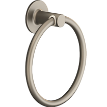 Gun Grey Minimalist Towel Ring Free of perforated bathroom towels suspendues space Aluminum Circle Hanging Circle Toilet Wipe Handkerchief