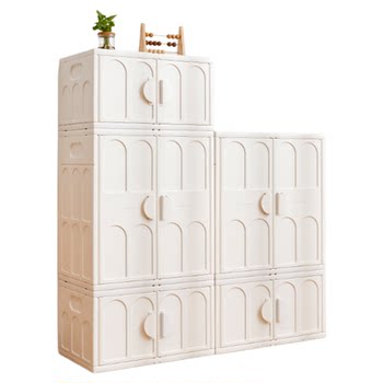 Lunastory children's wardrobe baby storage cabinet