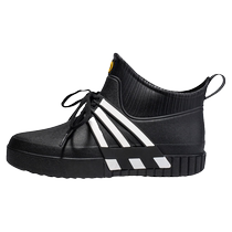 Rain boots mens fashionable outer waterproof shoes Korean style short-tube mens non-slip student plastic car wash fishing shoes 2925