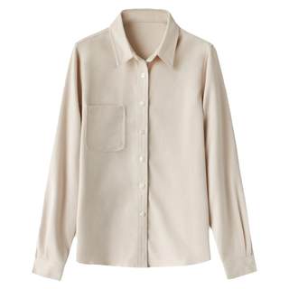 灯芯绒衬衫女2025年秋冬新款打底内搭叠穿加厚磨毛衬衣高级感上衣