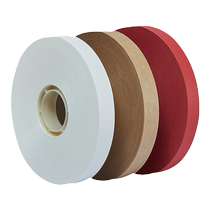 Loincloth machine paper tape baler baler baler machine waist paper machine Zeiding machine with 80 gr hot melt kraft paper with natural color red white printable width separable food 30 width 120 m long