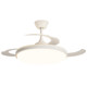 Full spectrum eye protection ultra-thin invisible ceiling fan light