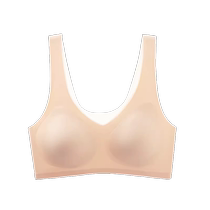 Catman Cool Seamless Underwear for Women with Big Breasts and Small Breasts Summer Thin Sports Beauty Vest Style Ice Silk Bra