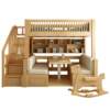 An Huiqiao simple beech lift table all solid wood