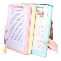 Dual-purpose multifunctional A4 board clip writing pad test paper storage folder primary school students special organizing artifact