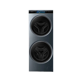 Casarte Twin Fusion 22kg Partitioned Drum Washing Machine Cs Hb22Lwtlbu1 Washer-Dryer Combo