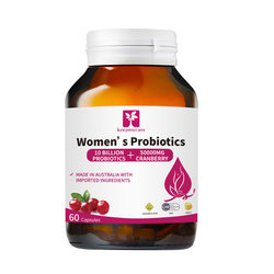 Australia imported female probiotic Lactobacillus vaginalis suppositories to regulate odor and cranberry capsules 60 capsules