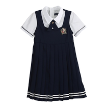 TeenieWeenie Kids Bear childrens clothing girls 23 summer style college style pleated skirt uniform skirt