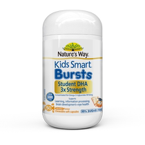 (Self-operated) NaturesWay Jia Simin childrens brain supplement triple student DHA fish oil bursting pills 50 capsules