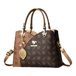 Brand Bag 2026 New Model Handbag for Women, High-End, Large Capacity, Fashionable, Middle-Aged Mom Shoulder and Crossbody Bag