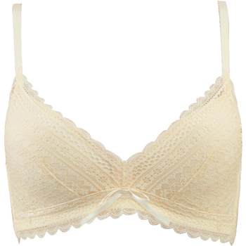 Greer French Lace Underwear Feminine Pure Desire Wire-Free Triangular Cup Breathable Thin Bra Set