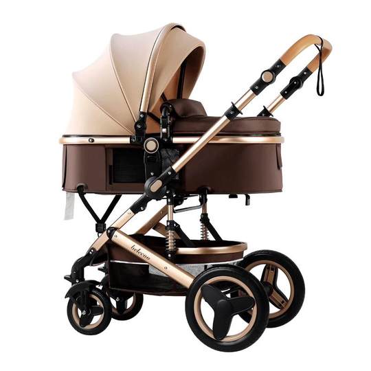 Bellico baby stroller can sit, lie down, light weight, two-way