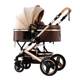 Bellico baby stroller can sit, lie down, light weight, two-way