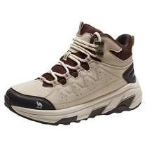 Camel Womens Shoes 2024 Autumn New Outdoor High Top Short Boots Womens Non-Slip Cushioning Sports Shoes Mountaineering Hiking Shoes