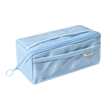 Stationery box 10-layer pencil case ins Japanese large-capacity simple high-looking pencil case for junior high school boys and girls