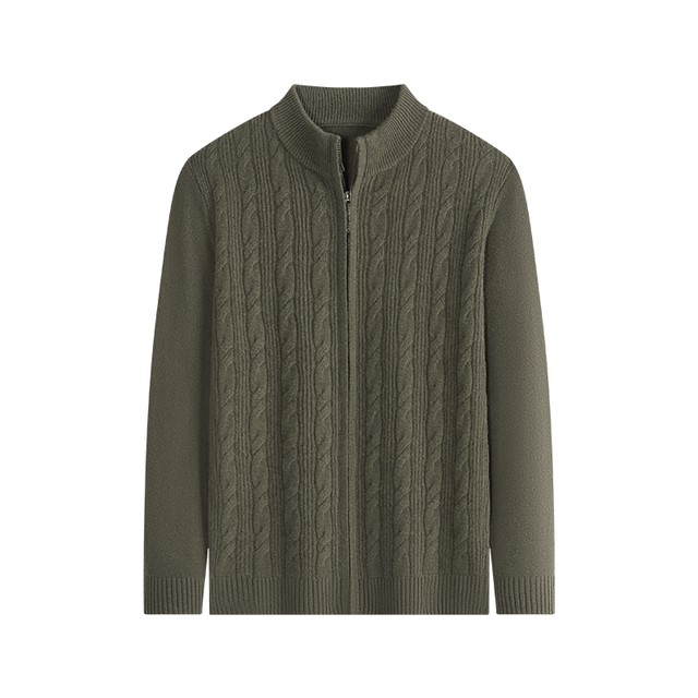 Shanshan official heavy heat storage elastic wool cardigan