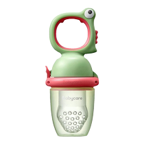 babycare dinosaur bite fruit food supplement baby can rotate and push baby food pacifier bite bag