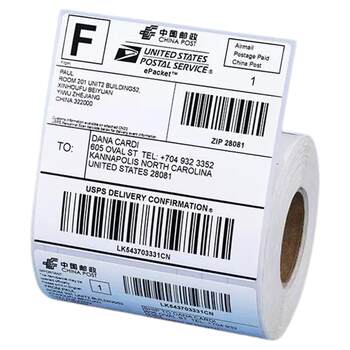 Keran three-proof thermal label paper