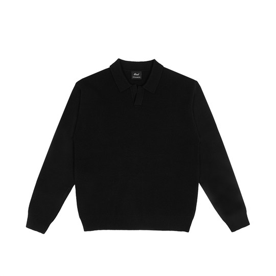 GTAL American casual seagull collar old money style sweater