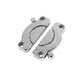 Wooden board dining table zinc alloy connector rotating buckle screen lock flat fixed furniture desktop splicing lock