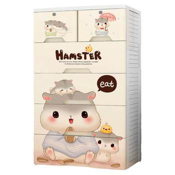 Drawer storage cabinet living room plastic household baby