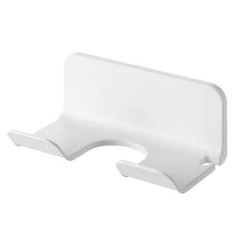 Hair dryer storage rack without hole punching bathroom wall-mounted