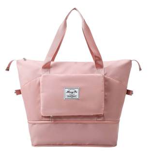 Foldable travel bag women's short-distance portable luggage bag