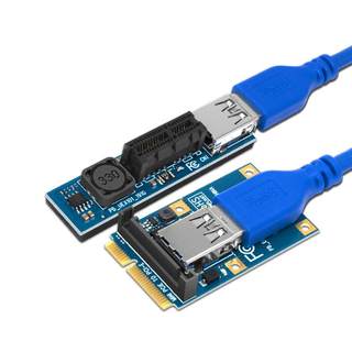SSU台式机MINI PCI-E转PCIE 1X转接卡迷你主板笔记本M.2转PCI-E无线网卡声卡延长扩展PCI-E插槽
