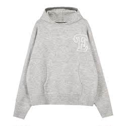 ສີດໍາອອກຈາກທາງອອກຂອງຈີນ trendy lazy style hooded sweater ວ່າງສໍາລັບຜູ້ຊາຍແລະແມ່ຍິງສູງ street niche knitwear ແບບຄູ່