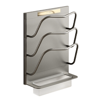 Kabe lid rack wall-mounted free-to-punch kitchen shelve Multi-functional home containing shelf Cutting Board Shelf Multilayer