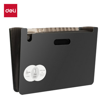 Deli portable large capacity multi-layer folder organ bag