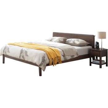 1.8m furniture oak nordic double bed
