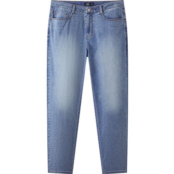Senmas shu stretch retro washed sen soft denim trousers for men