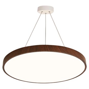 Walnut color dining room chandelier simple modern master bedroom