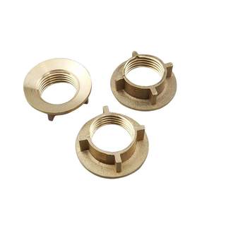Fixing the nut under the faucet 4 points all copper nut faucet accessories single hot and cold faucet plastic fixing seat