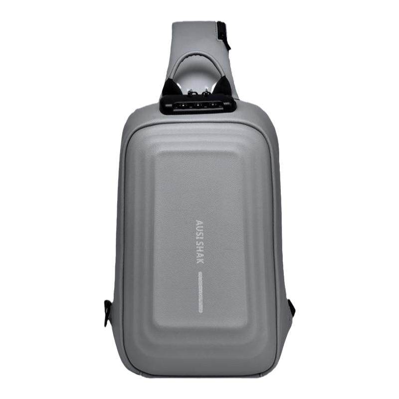 Motorcycle chest bag men's fashionable sports hard shell functional bag