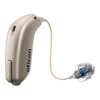 Authentic oticon jet hearing aid for the elderly
