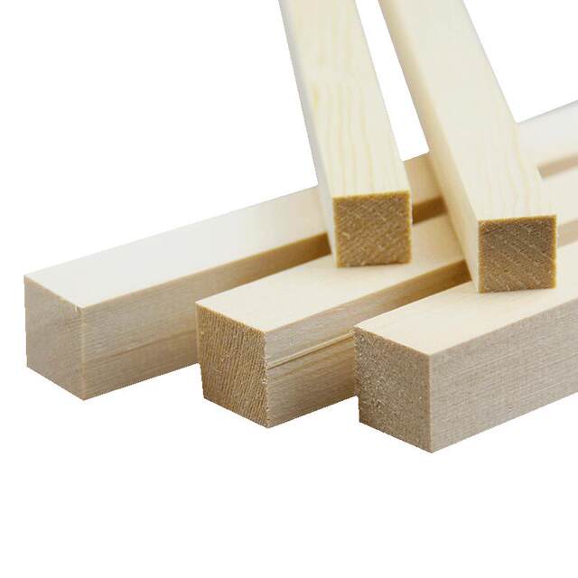 Lactic sine diy handmade wooden square wooden strip solid wood material