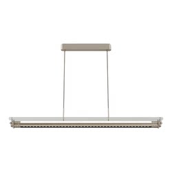 Zhiyu Bauhaus Single-Line Glass Star and Moon Dining Pendant Light, Modern Minimalist Dining Room Industrial Style Lighting, Eye Protection Yja66