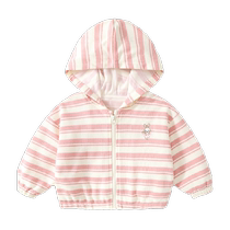 Banxidi Girls Jacket Spring and Autumn 2024 New Style Childrens Sweater Hoodie Autumn Baby Girl Top