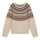 Solighter french wool fair isle sweater
