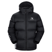 (Water-repellent velvet) Camel Outdoor Down Jacket Winter New Mens and Womens Thickened Warm Water-Repellent Jacket