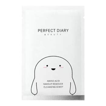 Perfect Diary White Fatty Makeup Remover Wipes Disposable Eye and Lip Makeup Facial Gentleness ເຕັມກ່ອງ 30 ເມັດ